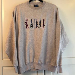 Vintage Hawaiian Kauai Crewneck Sweatshirt